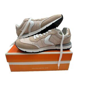 VOILE BLANCHE Womens Suede Storm 015 Sneakers Shoes 39/ 7.5 Peach White